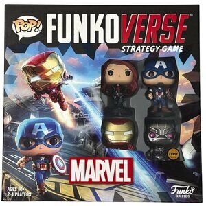 Funko Pop Games FUNKOVERSE MARVEL 100 4-Pack Strategy Game CHRISTMAS GIFTS NEW
